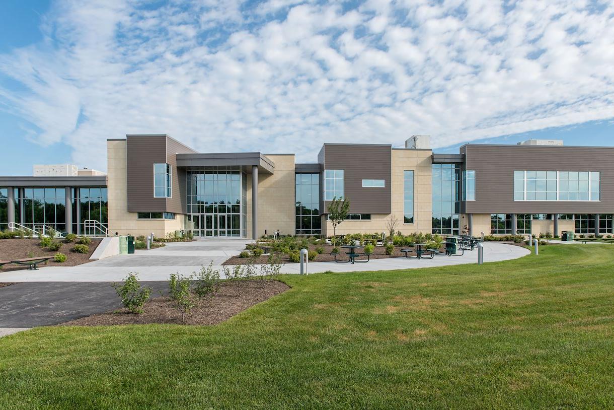 Exterior image of the Health Sciences Centre at the Blue Bell Theater